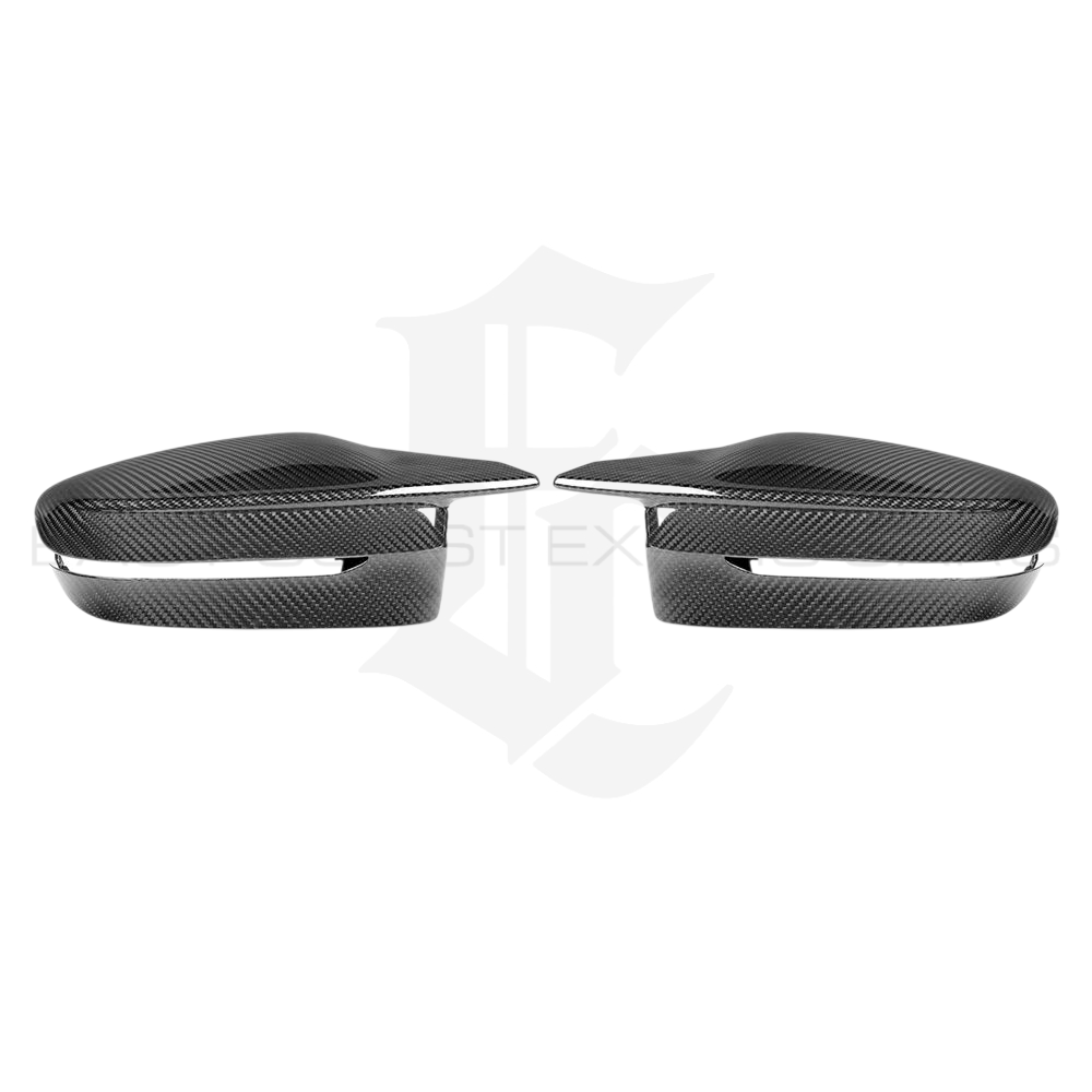Carbon Series Horn Mirror Cover Replacement Set For BMW G80 M3 / G82 M4