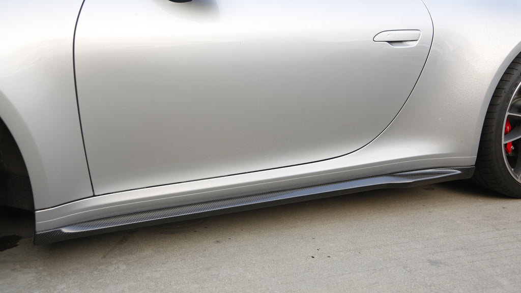 Carbon Series Amans Signature Side Skirts For Porsche 911 (992)
