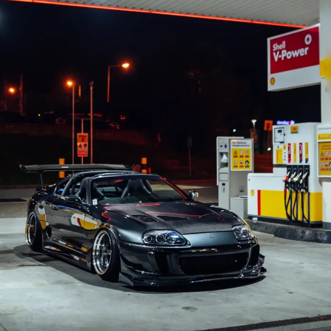 Carbon Series TRD Sports Signature Bonnet For Toyota Supra MK4