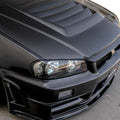 Carbon Series NISMO Signature Vented Bonnet For Nissan Skyline R34 GT-R
