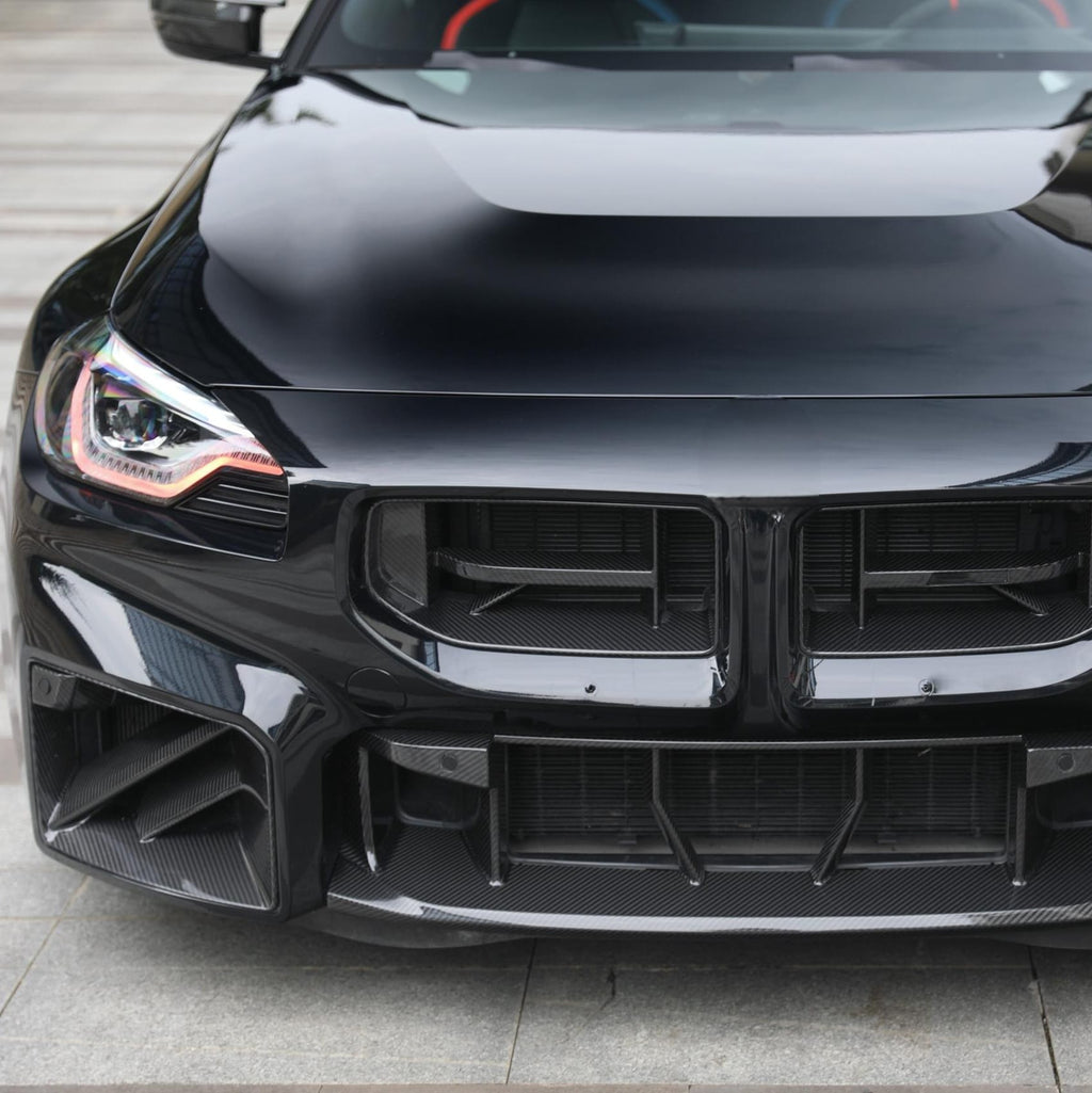 Carbon Series Front Bumper Lower Grille For BMW G87 M2