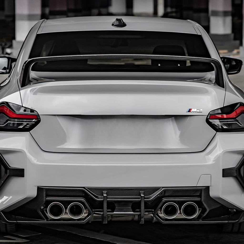 Carbon Series SooQoo Signature Rear Bumper Diffuser For BMW G87 M2