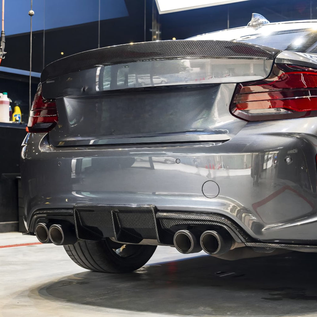 Carbon Series MTC Signature Rear Bumper Diffuser For BMW F87 M2