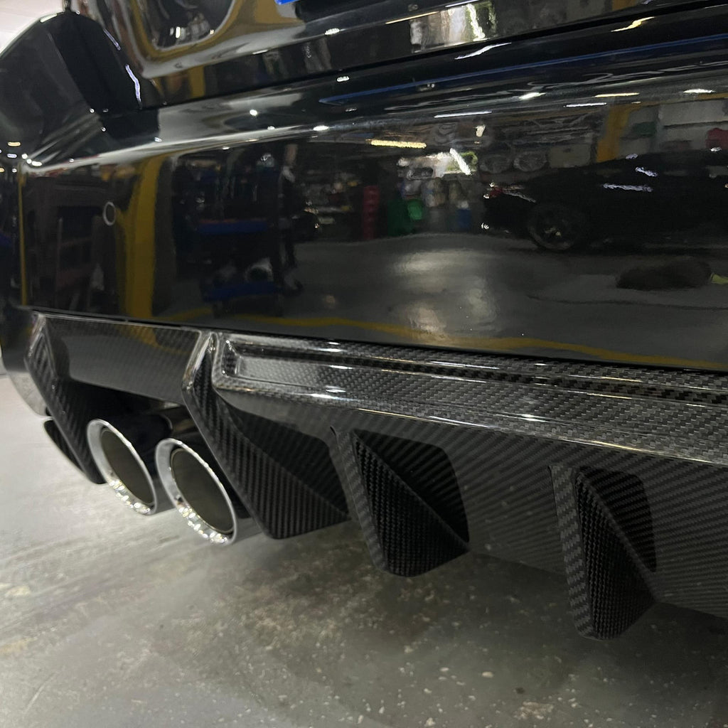 Carbon Series R44 Performance Signature Rear Bumper Diffuser For BMW G87 M2