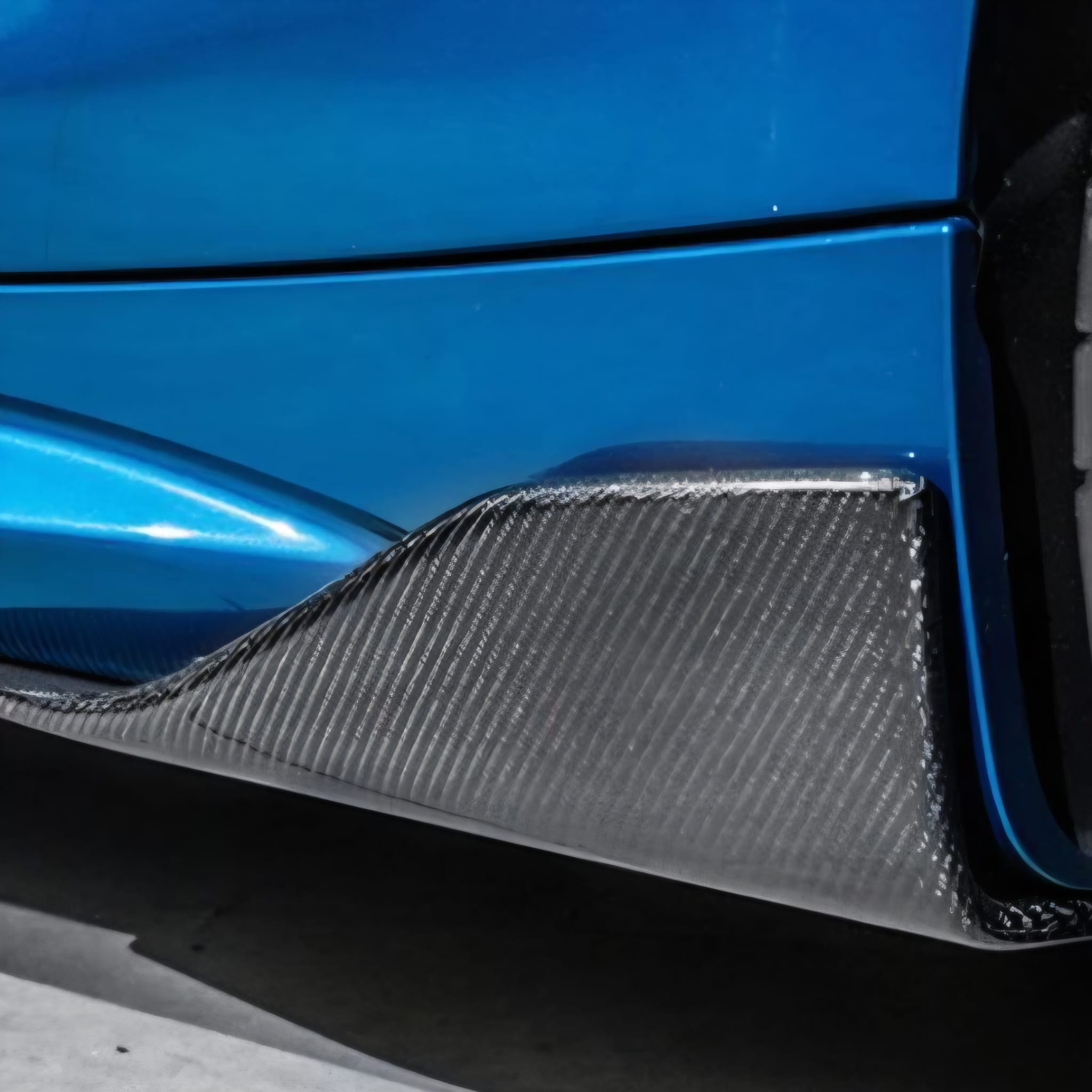 Carbon Series M Performance Signature Side Skirt Splitter Winglets For BMW F87 M2