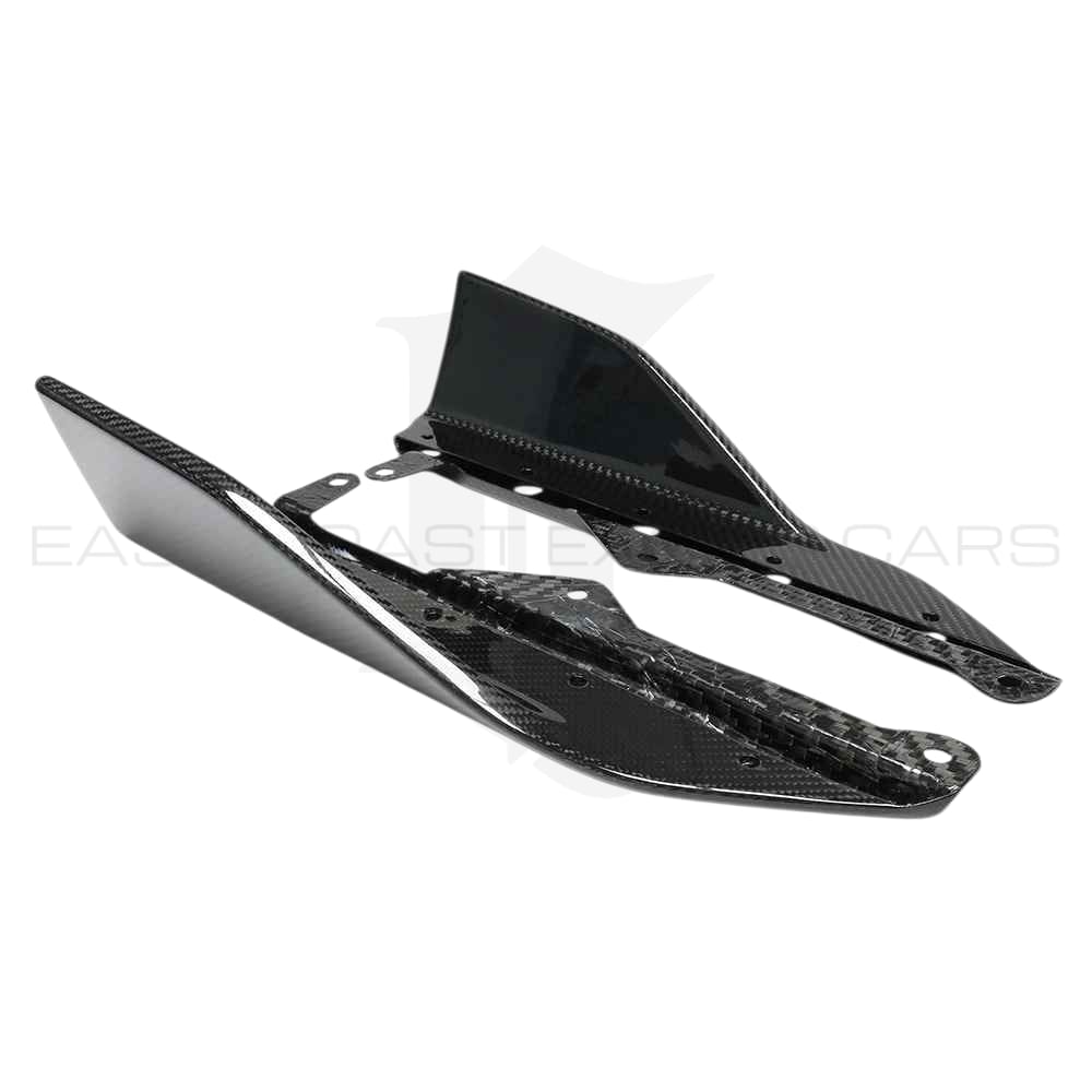 Carbon Series M Performance Signature Side Skirt Splitter Winglets For BMW F87 M2