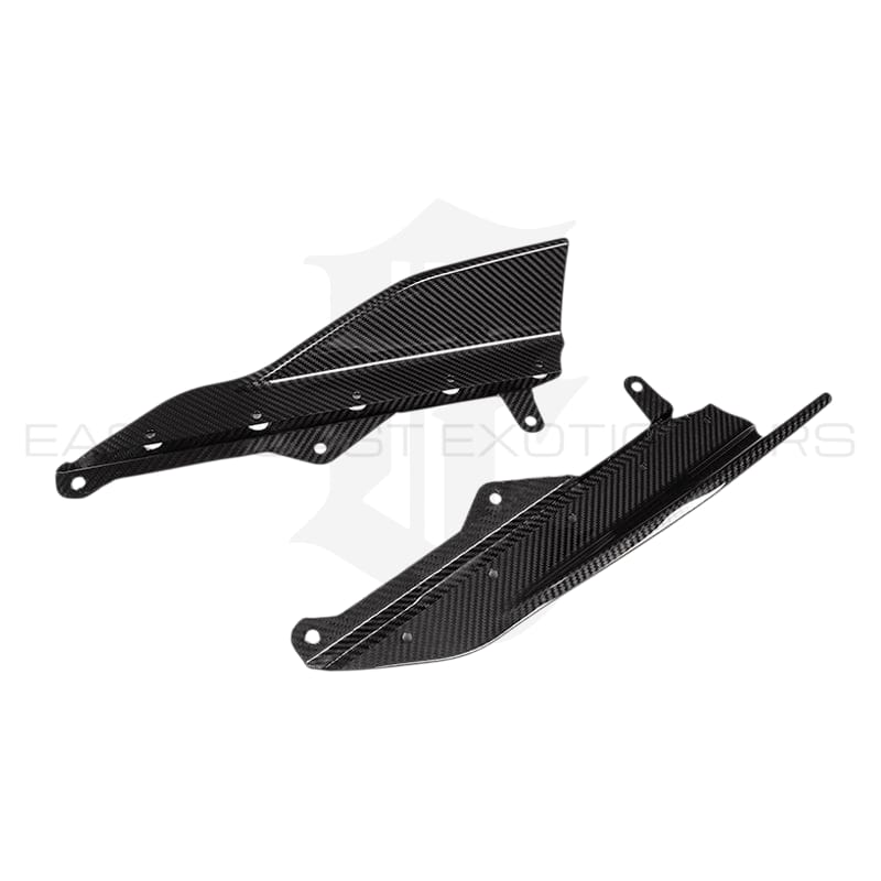 Carbon Series M Performance Signature Side Skirt Splitter Winglets For BMW F87 M2