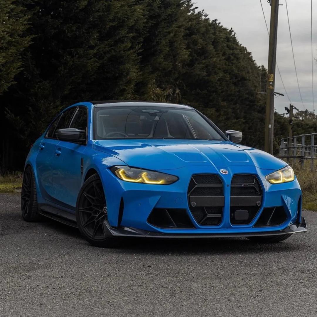 Carbon Series CSL Signature Three-Stage Front Lip For BMW G80 M3 / G82 M4