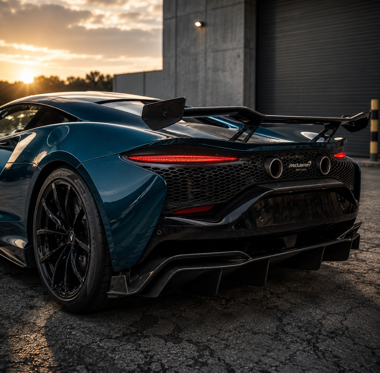 Carbon Series Aerodynamic Rear Diffuser for McLaren Artura