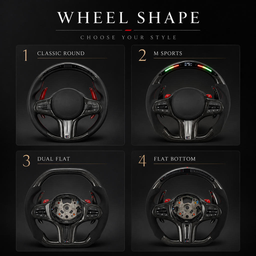 Carbon Series Personalised Performance Steering Wheel For BMW Models