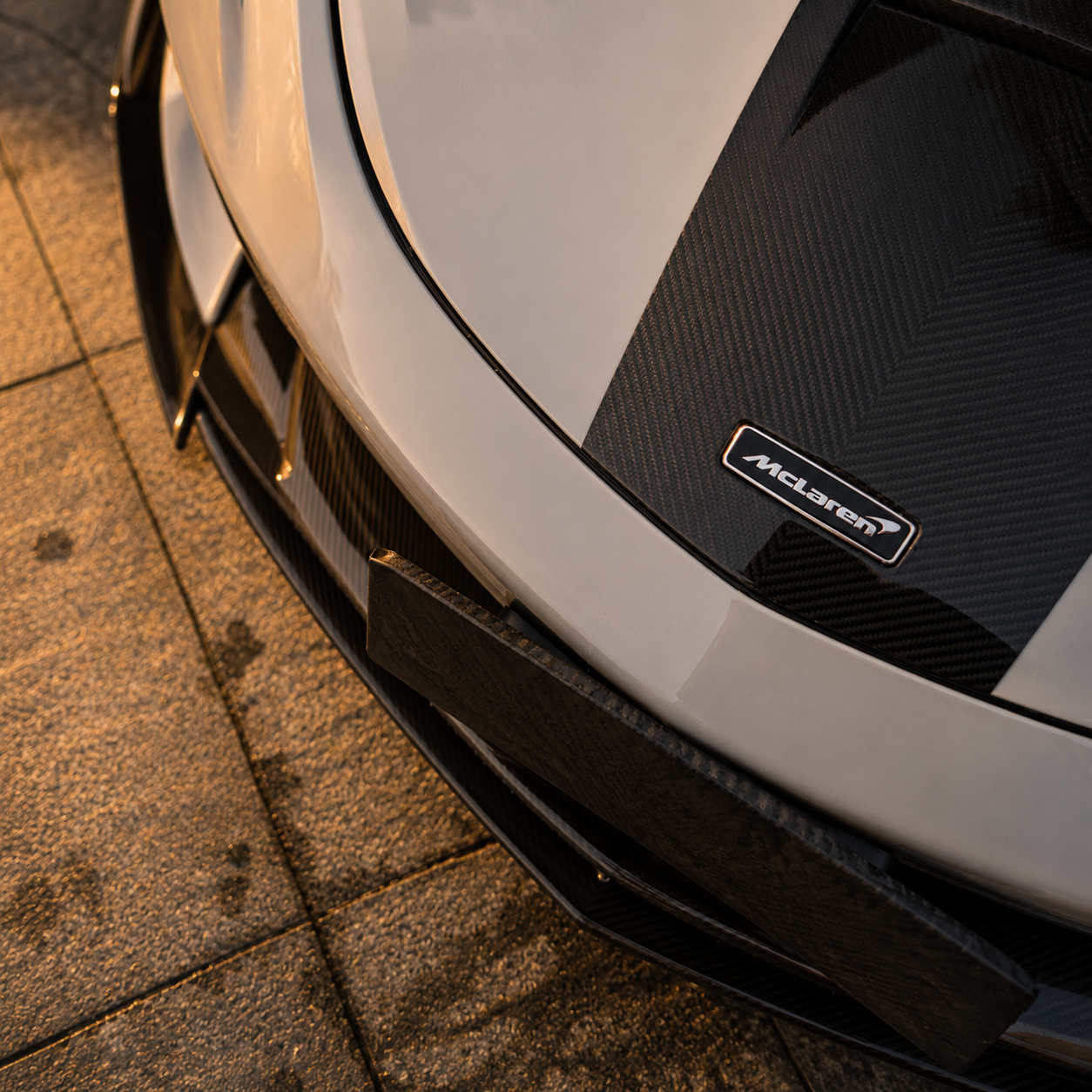 Carbon Series Aerodynamic Front Bumper Lip For McLaren GT