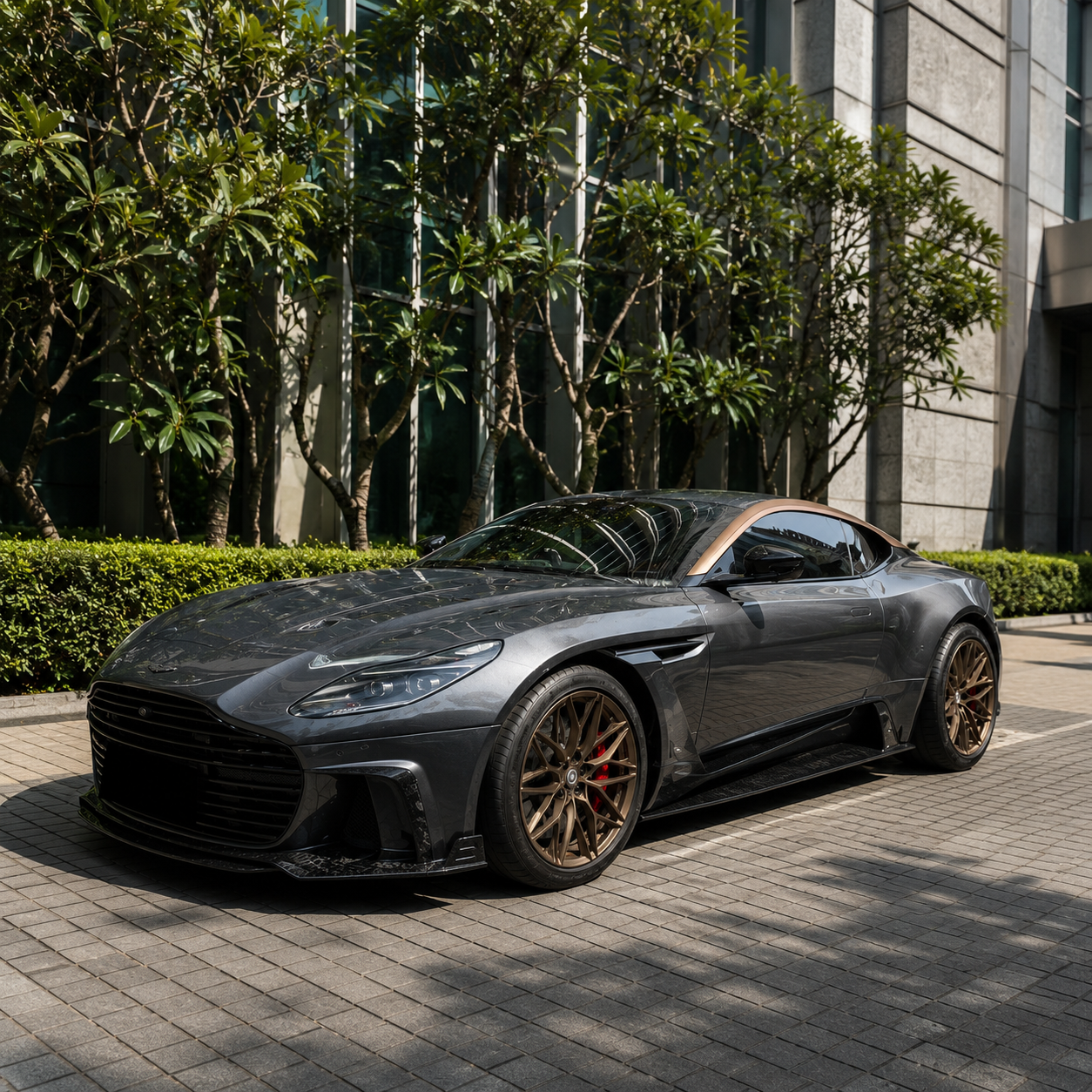 Carbon Series Mansory Signature Front Bumper Package for Aston Martin DB11