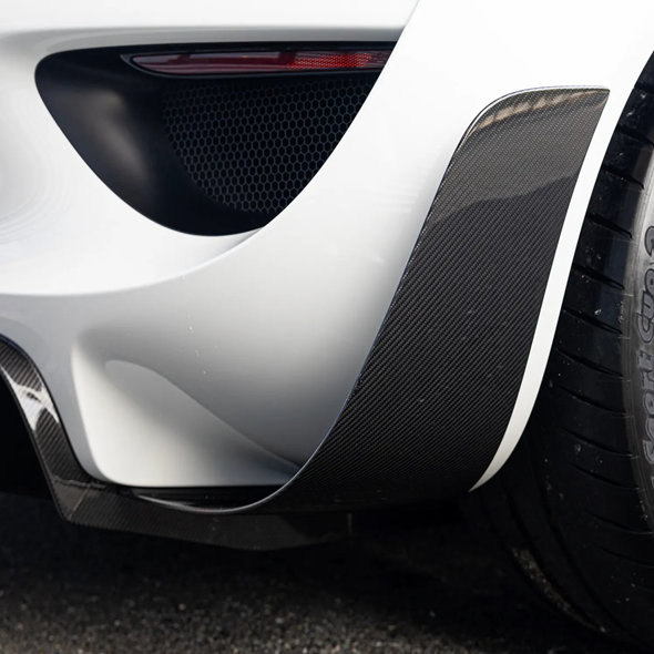 Carbon Series Weissach Signature Rear Bumper Corner Diffuser For Porsche 918 Spyder